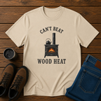 Can’t Beat Wood Heat | Homestead Wood Stove T-Shirt | Simple Living Tee