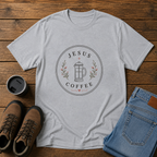 Jesus + Coffee | Feminine Christian T-Shirt | Simple Faith and Latte Tee