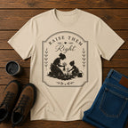 Raise Them Right | Christian Motherhood Gardening T-Shirt | Homestead Kids Tee