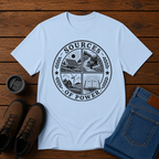 Sources of Power | Wind Water Solar Bible T-Shirt | Christian Stewardship Tee