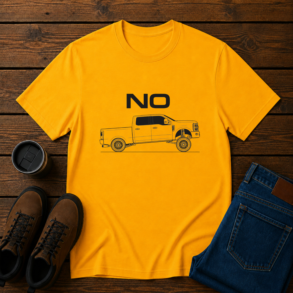 No. | Funny Carolina Squat T-Shirt | Anti Squatted Truck Tee
