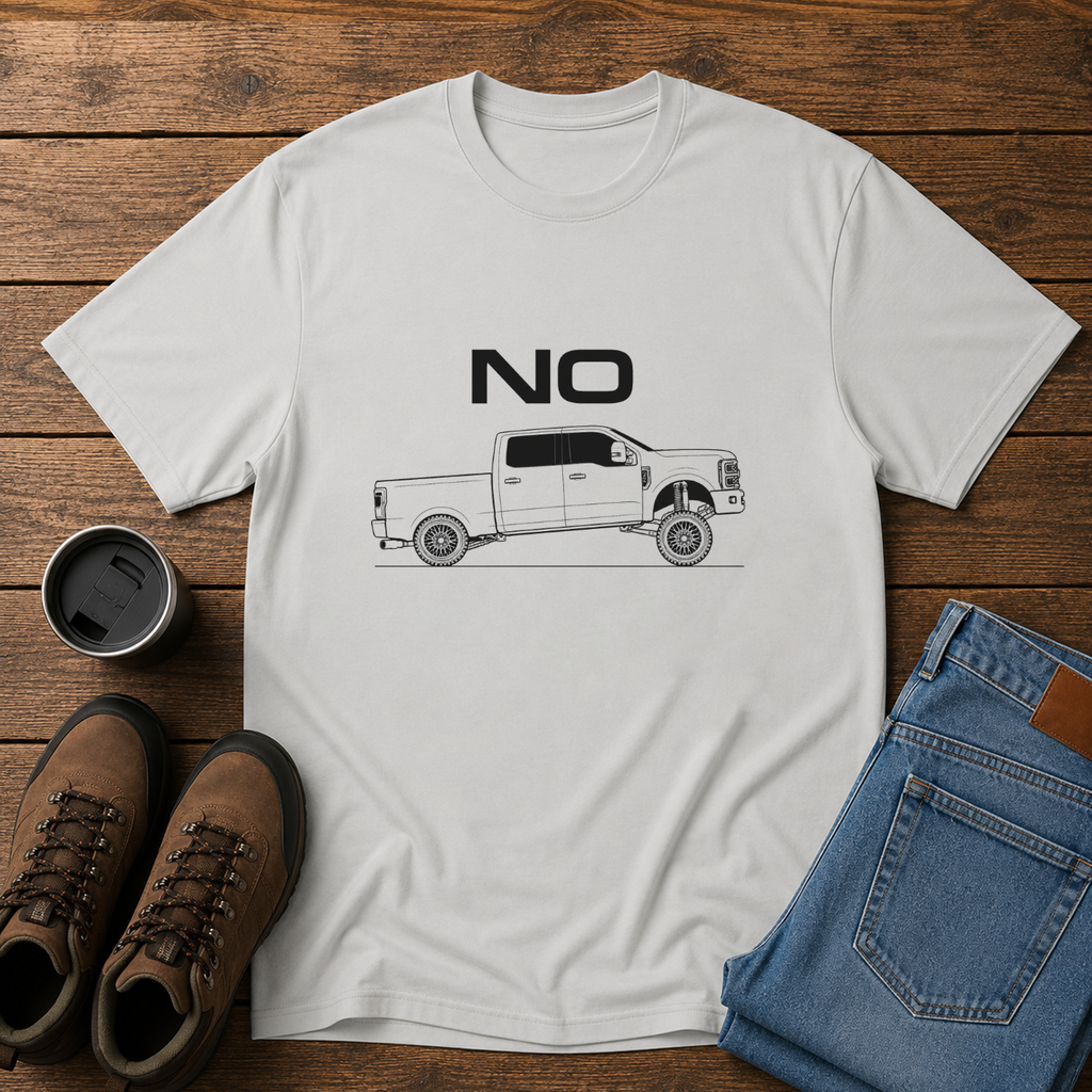 No. | Funny Carolina Squat T-Shirt | Anti Squatted Truck Tee
