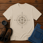 Christ My Compass | Christian Compass Rose T-Shirt | Faith Direction Tee