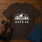 God Bless the Back 40 | Hunting T-Shirt | Whitetail Deer Outdoor Tee