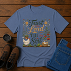 Trust the Lord Till the Soil | Christian Gardening T-Shirt | Faith & Garden Tee