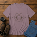 Christ My Compass | Christian Compass Rose T-Shirt | Faith Direction Tee