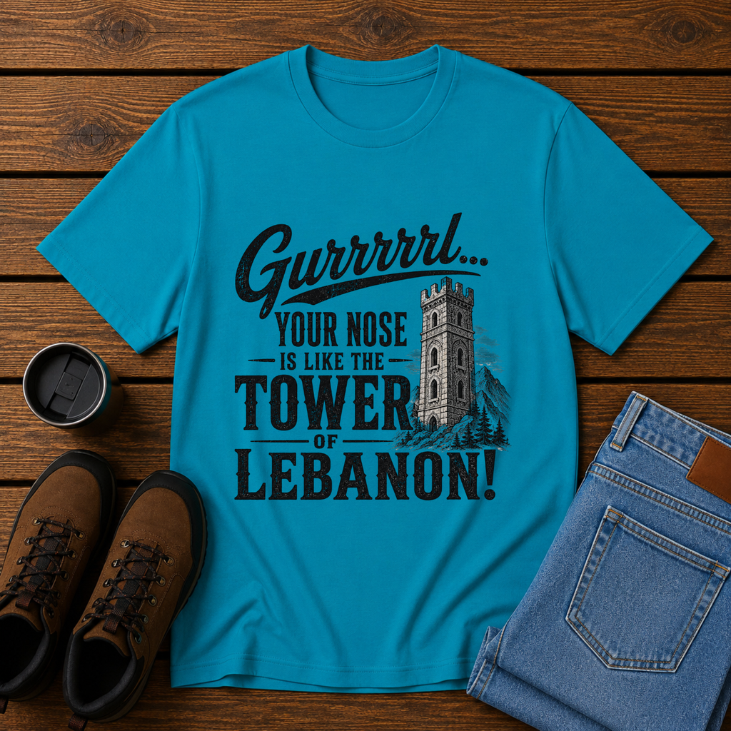 Tower of Lebanon | Funny Christian T-Shirt | Song of Solomon Tee