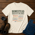Homestead Fruits of the Spirit | Funny Christian Homestead T-Shirt | Patience Tee