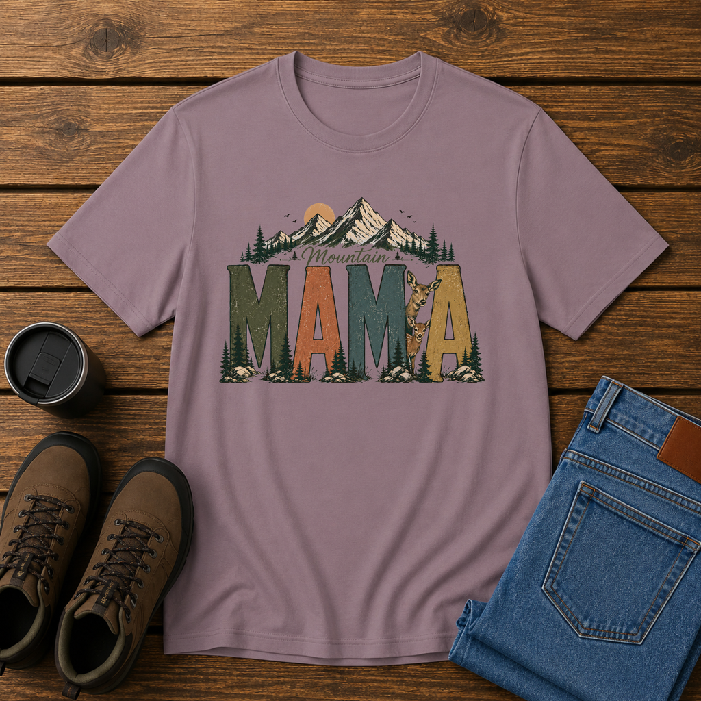 Mountain Mama | Mountain Life T-Shirt | Rustic Outdoor Women's Tee