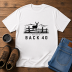 God Bless the Back 40 | Hunting T-Shirt | Whitetail Deer Outdoor Tee