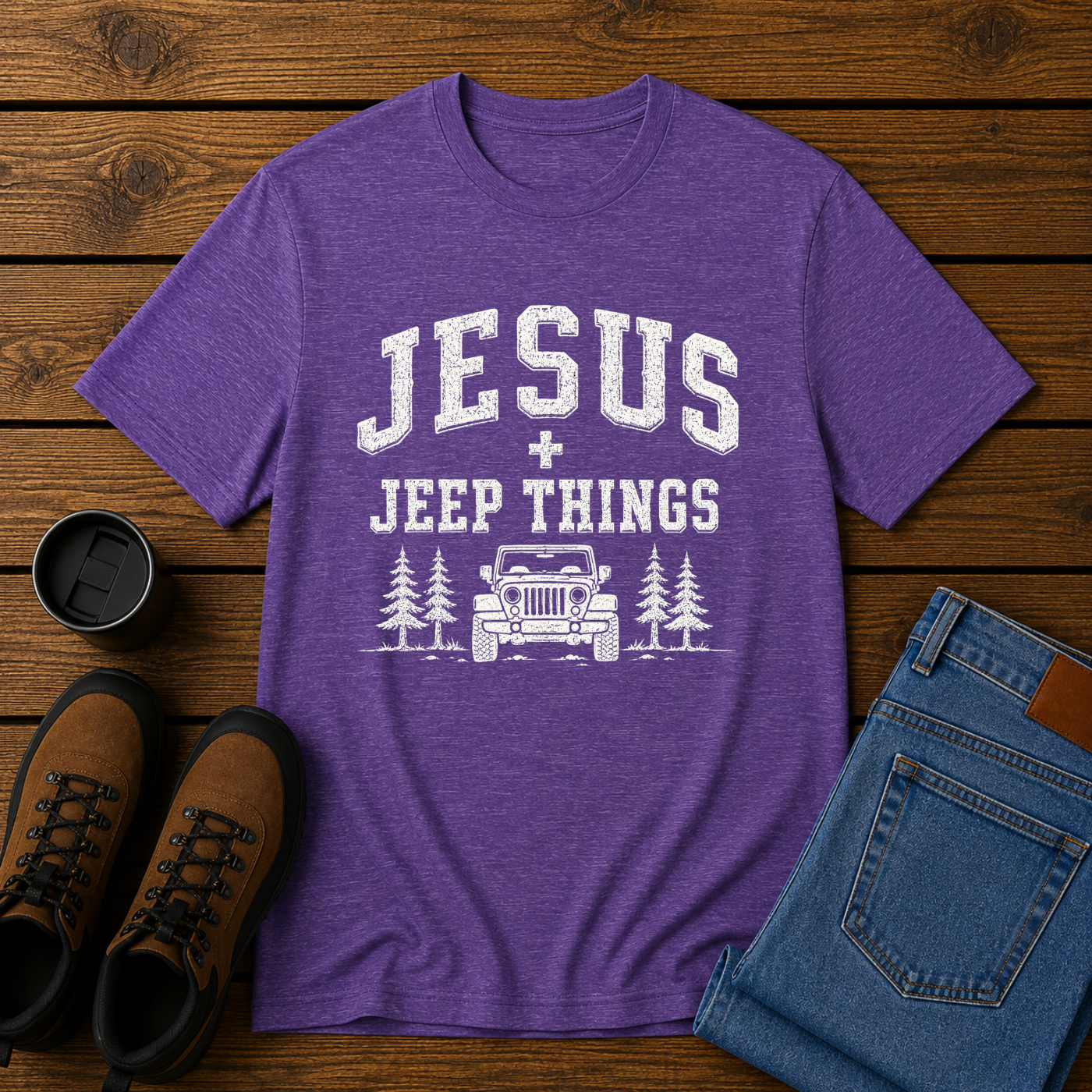 Jesus & Jeep Things | Christian Jeep T-Shirt | Off Road Faith Tee