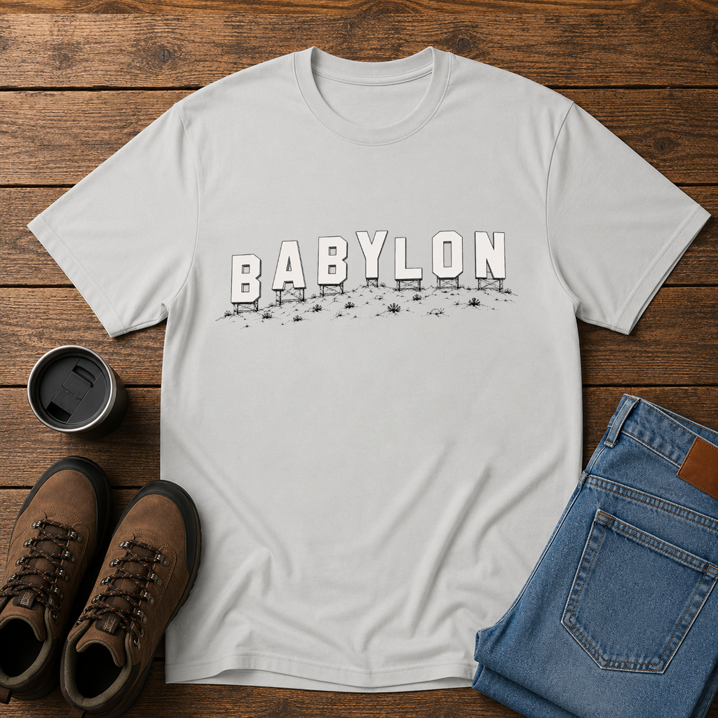 Babylon | Hollywood Satire T-Shirt | Christian Culture Graphic Tee