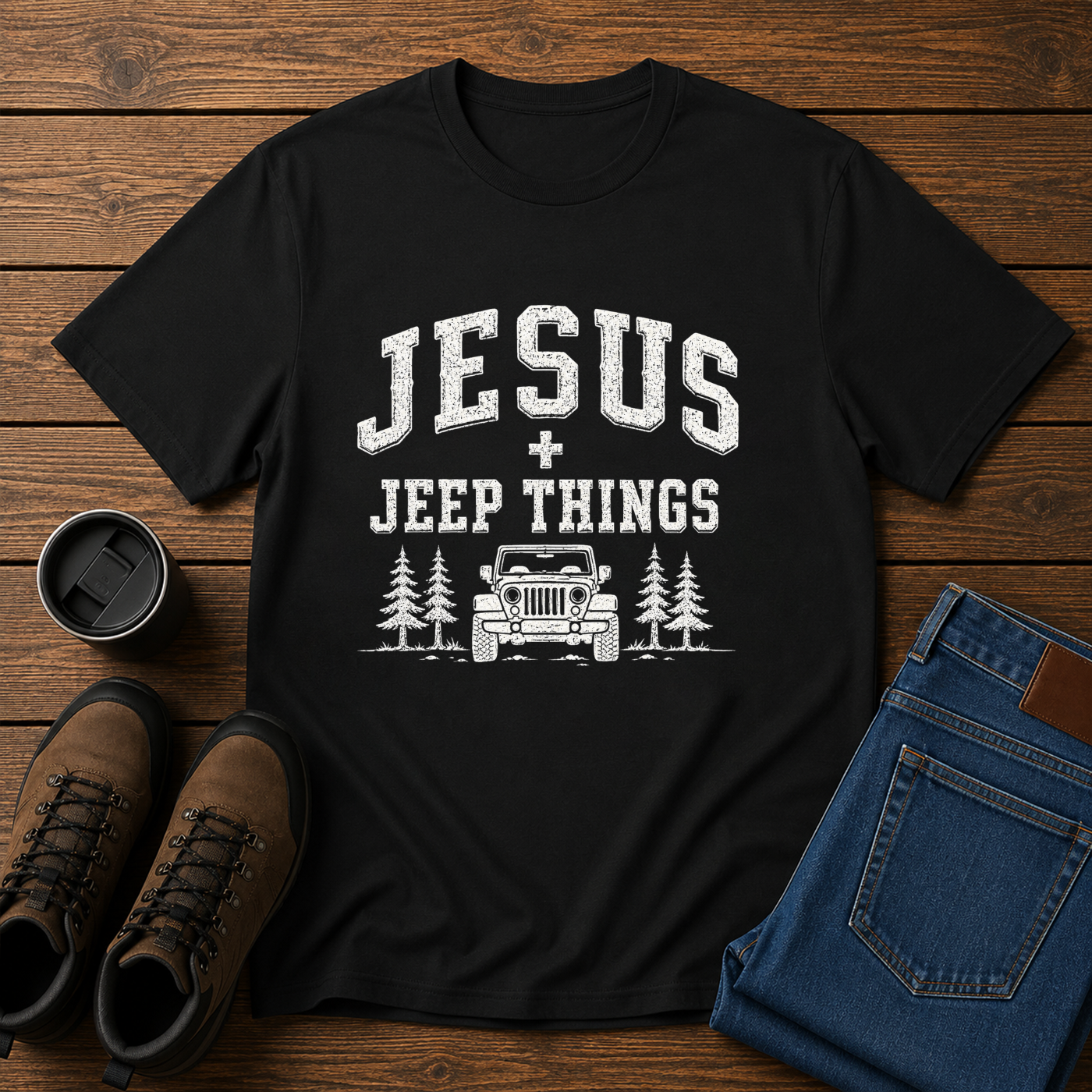 Jesus & Jeep Things | Christian Jeep T-Shirt | Off Road Faith Tee