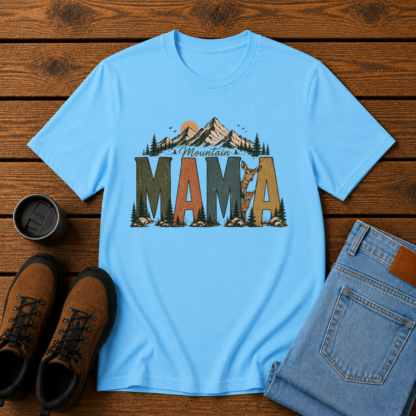 Mountain Mama | Mountain Life T-Shirt | Rustic Outdoor Women's Tee