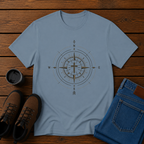 Christ My Compass | Christian Compass Rose T-Shirt | Faith Direction Tee