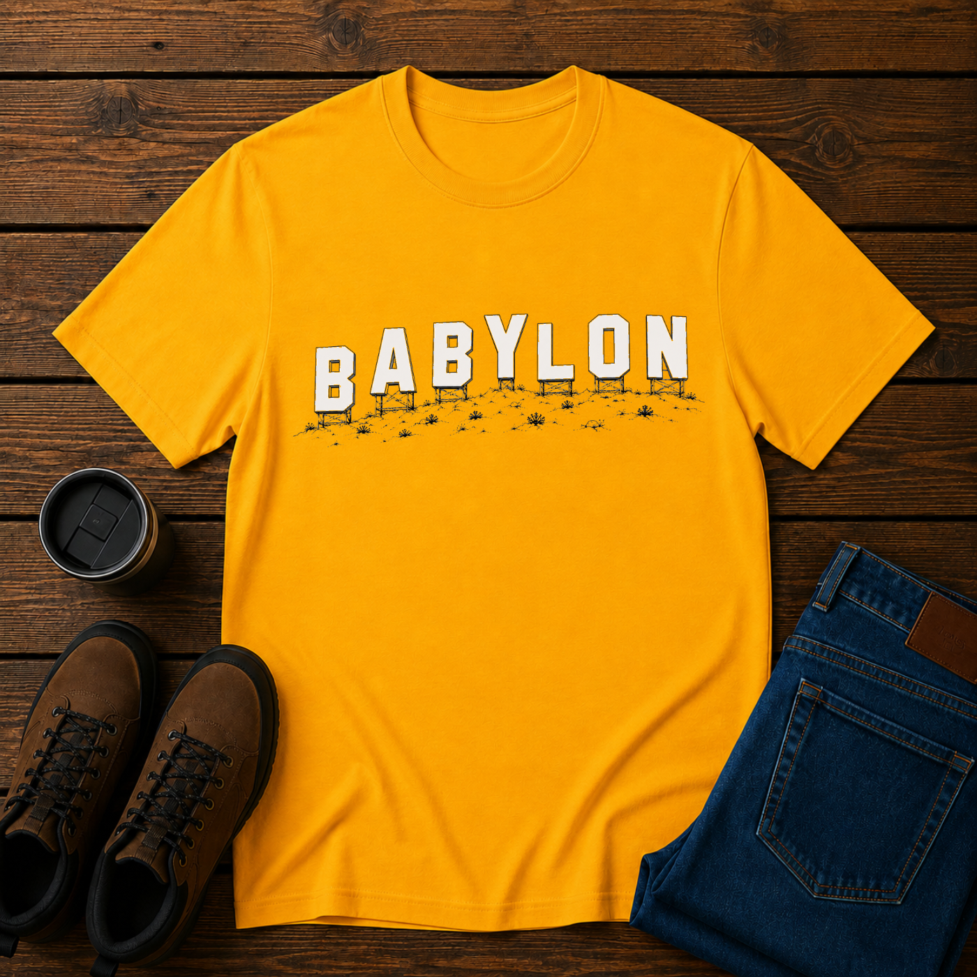 Babylon | Hollywood Satire T-Shirt | Christian Culture Graphic Tee