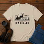 God Bless the Back 40 | Hunting T-Shirt | Whitetail Deer Outdoor Tee